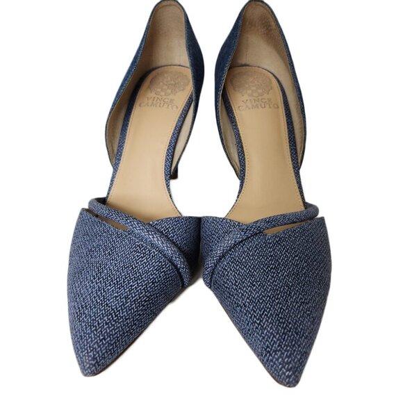 Vince Camuto Women's Adeilia Jean Blue /Indigo Shoes Size 8.5 M - Picture 9 of 11